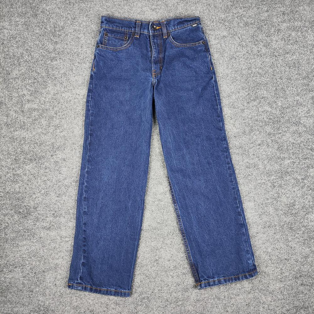 Vans Check-5 Jeans Youth 12 Blue Medium Wash Straight Leg Denim Casual